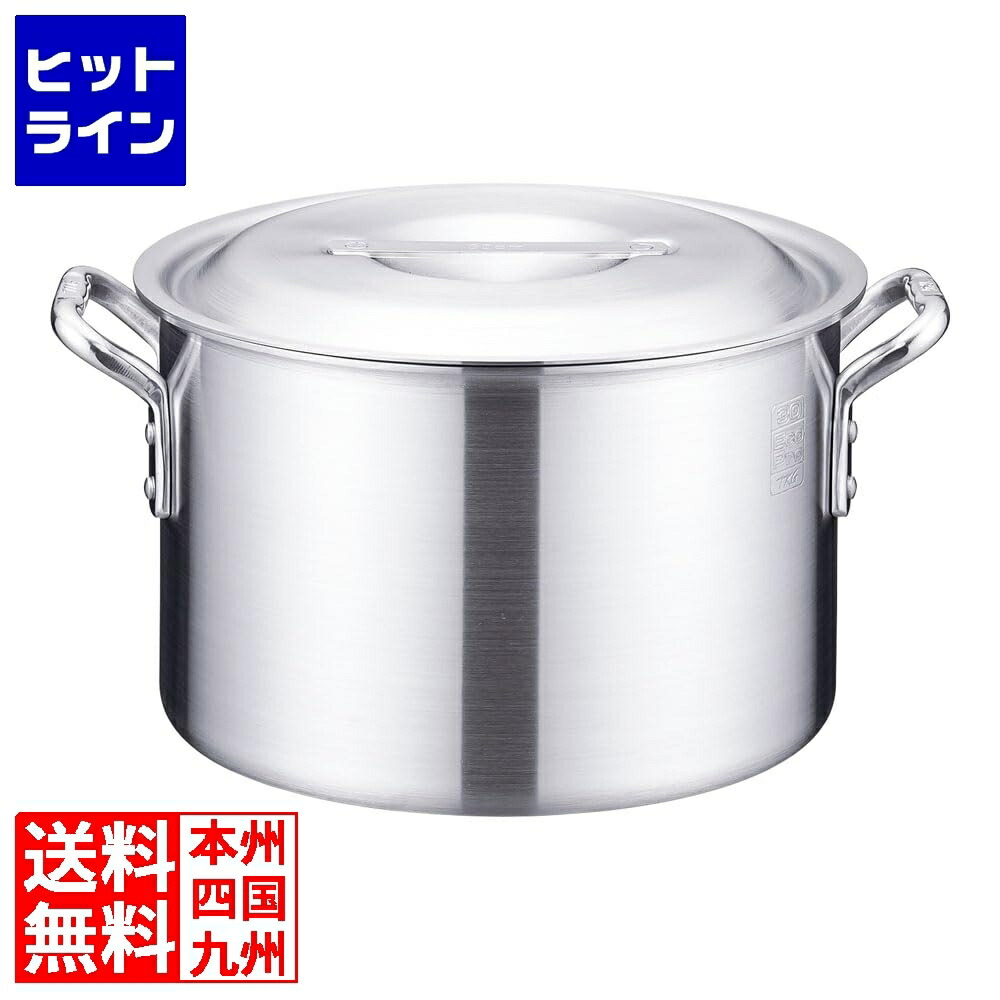 【百貨店SALE】06/11 AM1:59まで テイケイジイ TKG エコ労働者階級 軽銀半寸胴鍋 60糎(目盛付) AHVG413