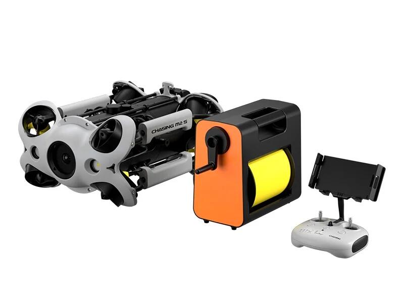 【国内正規品】CHASING INNOVATION 　CHASING M2S 100m（チェイシング エムツー エムツーエス テザーケーブル 100m）100mケーブル付き  水中ドローン カメラ付き  ロボット 漁具 海中 撮影 釣り 送料無料 調査 探査