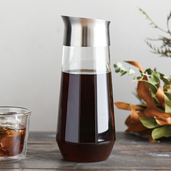 カラフェ ピッチャー コールドブリューカラフェ 1l キントー Kinto ルーチェ Luce ガラス製 耐熱ガラス ステンレス 蓋付きのスタイリッシュな耐熱ガラス製カラフェ 取っ手なし 引っ越し Nevbahardergisi Com