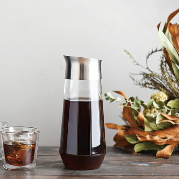 カラフェ 投手 コールドブリューカラフェ 1l キントー Kinto ルーチェ Luce ヴィードロ製 耐熱ガラス Utb Ac Rw