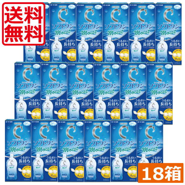 ロートC正六面体 ソフトワンモイスト 500ml×18本  ホンブルグ帽壱 ホンブルグ帽用 連繋世話をする 連繋 洗浄液 ホンブルグ帽壱