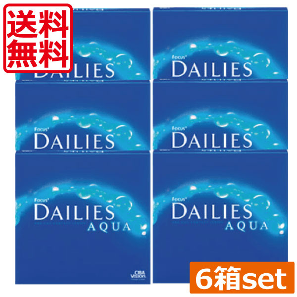【本日限定ポイントアップ中】(送料無料)デイリーズアクア バリューパック(90枚入り)×6箱 チバビジョン