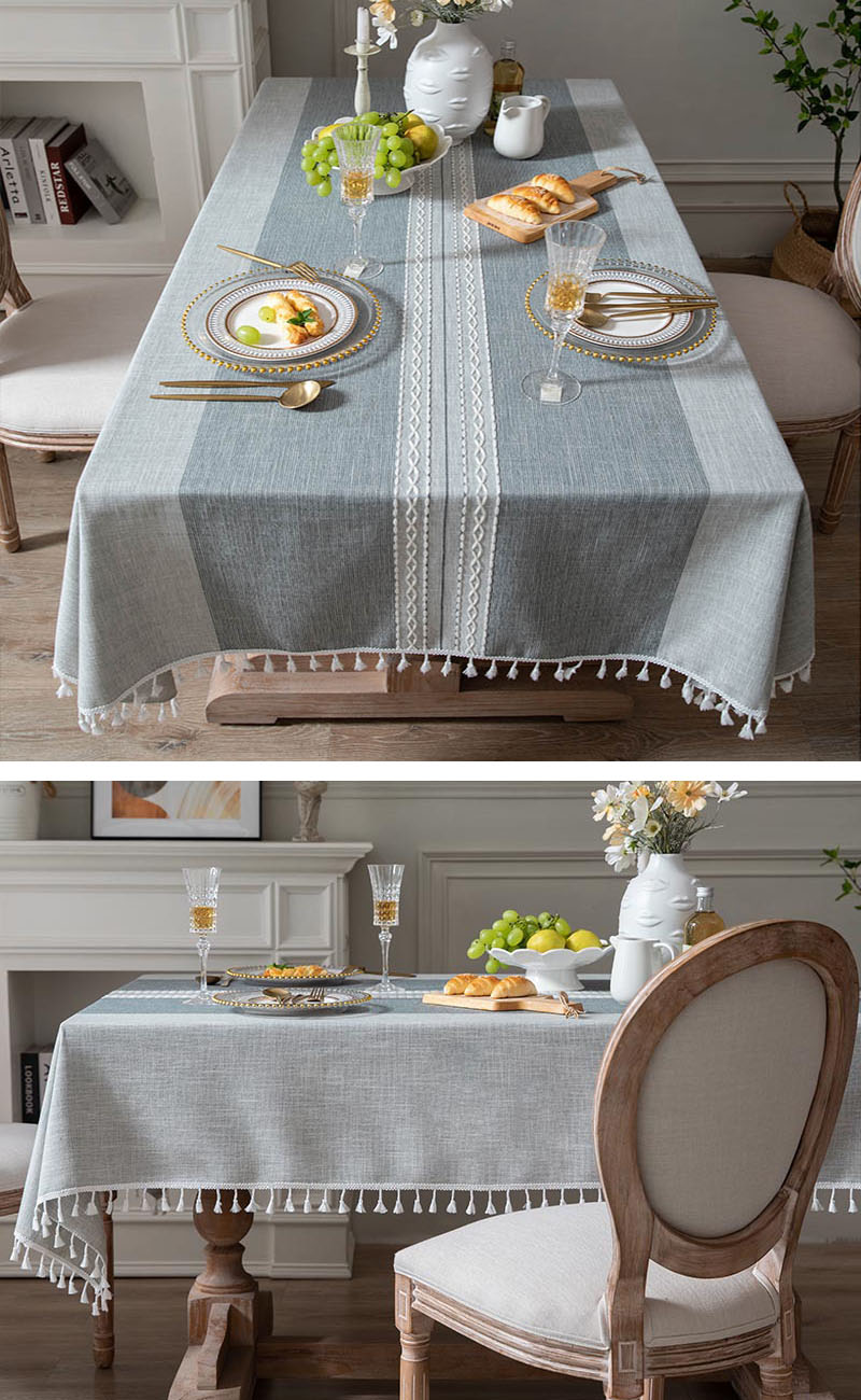営業 テーブルクロス 綿麻 北欧ins おしゃれ お洒落 リビング ダイニング モダン かわいい 可愛い テーブルマット 食卓カバー 四角形 長方形 正方形 テーブルカバー お手入れ簡単 家庭用 業務用 シンプル マルチカバー 防塵カバー マルチクロス インテリア 贈り物 Qdtek Vn