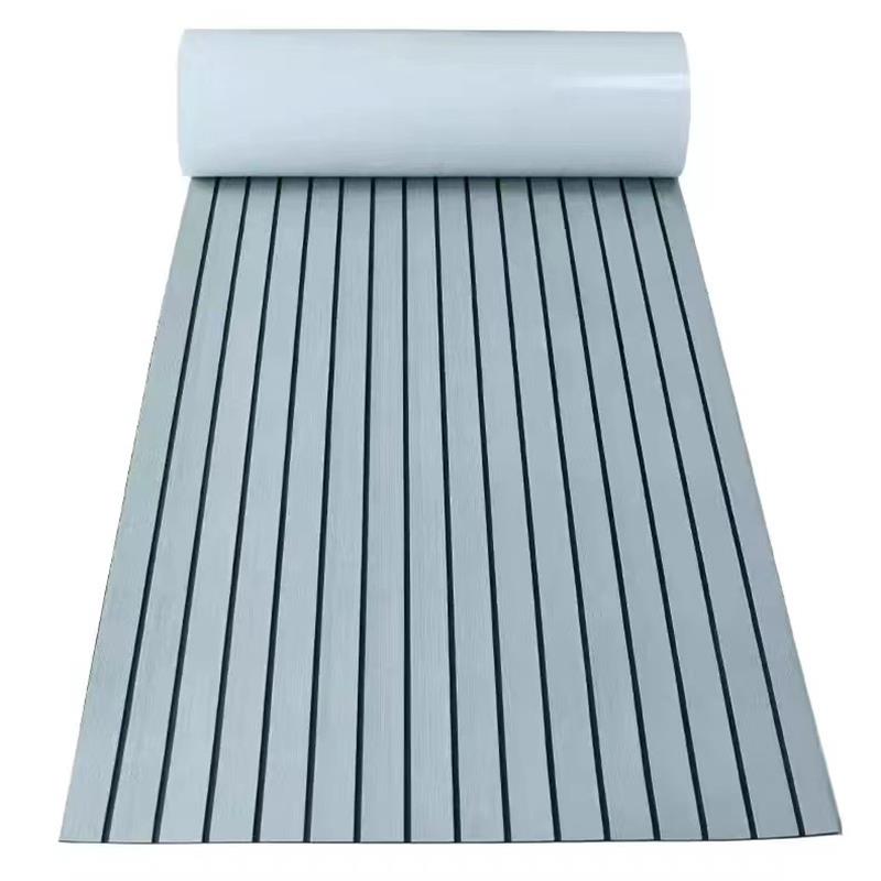 デッキシート 240 x 90cm デッキマット 船 高強度 接着剤ボート デッキシート 滑り止め フェイクティークボート ボート用