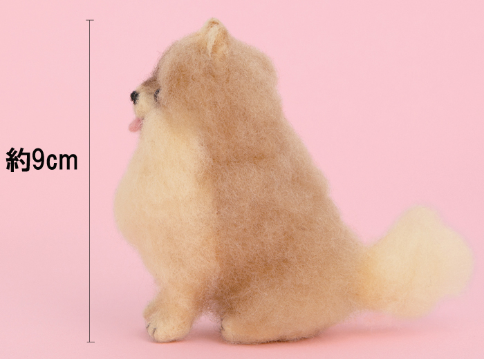 楽天市場 アクレーヌ スターターキット 針 マット 付きポメラニアンのマスコット手作りキットセット フェルトで作る犬のぬいぐるみ 自由研究 ウェルカムドール Hitomiの幸せデリバリー