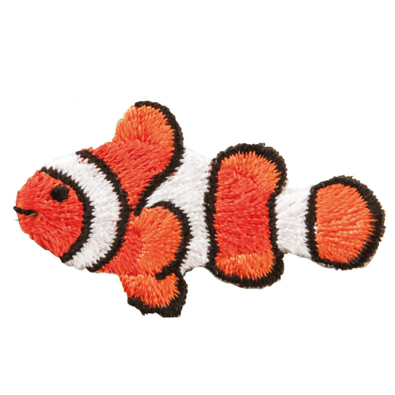 楽天市場】2WAY 刺繍ワッペン （カクレクマノミ）3枚セット 手作り