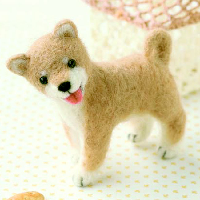 楽天市場 ミニチュア柴犬の手作りキット 羊毛フェルトで作る犬のぬいぐるみ 自由研究 おうち時間 Hitomiの幸せデリバリー