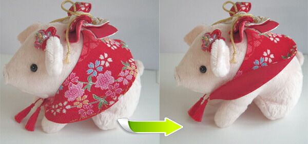 安心の副資材付きで安心 その他 冠婚葬祭 色打掛けのしあわせぶーちゃん 綿 針 糸 毛氈 金屏風付き和装ピンクのとんちゃん 黒い羽織と赤い着物 手作りキット ボア生地カット済みの安心セット ウェルカムドール 結婚式 結婚式 ぶたさんのぬいぐるみ Hitomiの幸せ