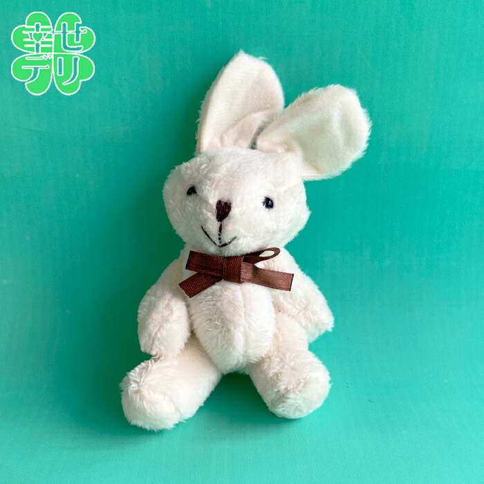 ミニハットとうさぎさん ぬいぐるみ ハンドメイド 海外作家様 ハンドメイド 兎 ハンドメイド♥小さなぬいぐるみ うさぎさん ぬいぐるみ Chamo