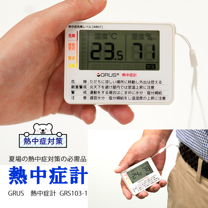 楽天市場】GRUS 大型温湿度計 GRS105 直径30cm 日本製 壁かけ 大きな