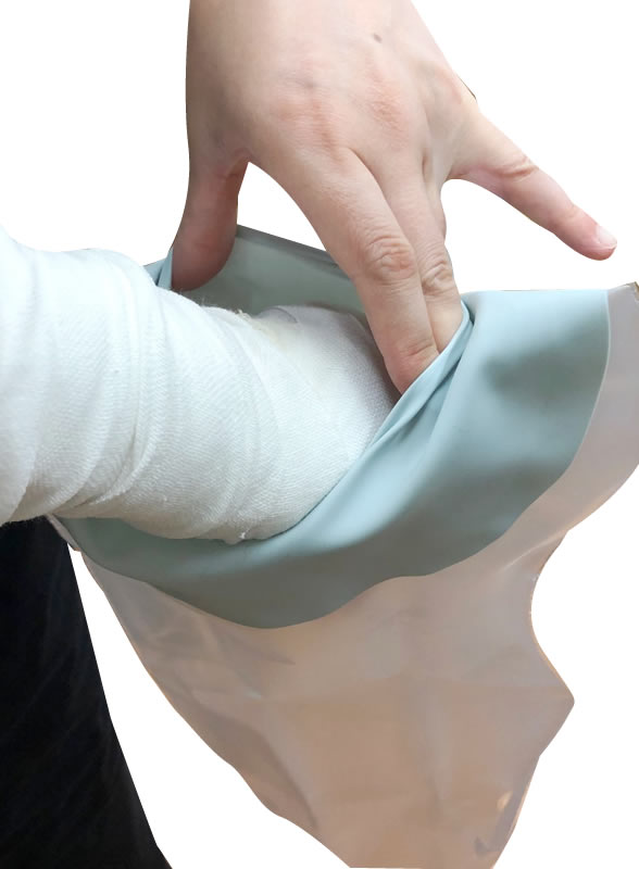 市場 Takumed シャワーカバー ケガ用 子供の腕用 ギプス シールタイト カバー 火傷 骨折 入浴簡易カバー Fs 2180