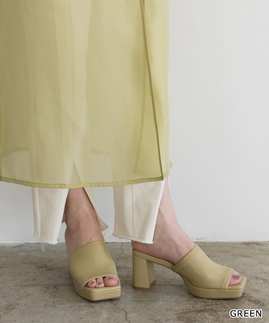 22 5cm 25 5cm Randa ランダ 穏やか 巻帙靴底ミュールサンダル Es R2 21ss新作 送料無料 Djmarrs Co Nz