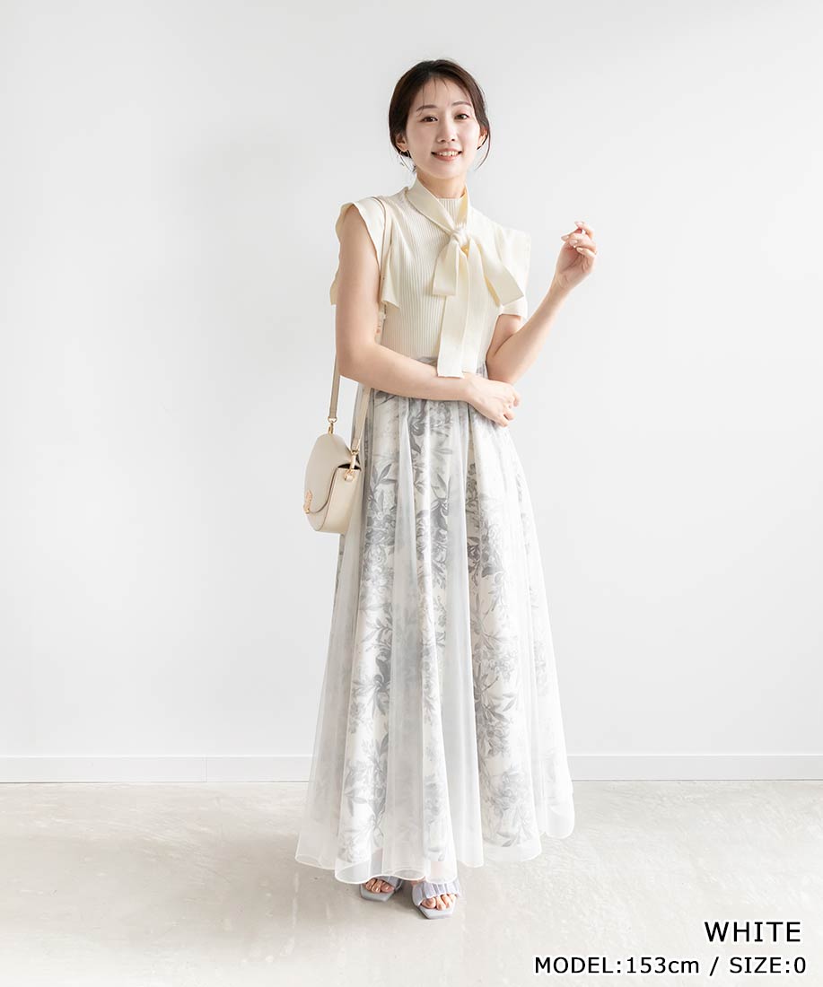 【4日20時からポイント10倍！】【40%OFF】RANDA/ランダ/ニットドッキングチュールレイヤードワンピース/BD33134/YN【25SS】▲△【0404p】