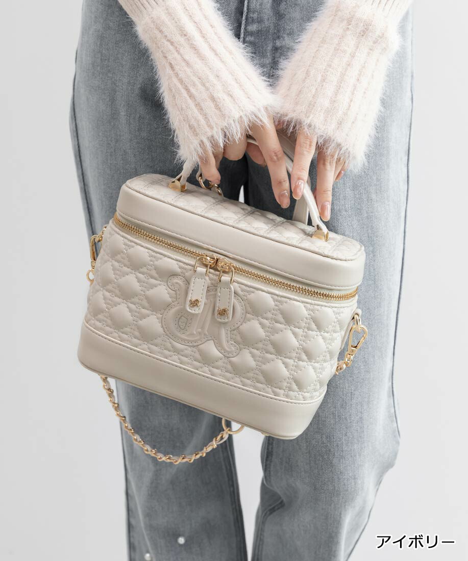 RANDA キルティングデザインリュックバッグ アイボリー 2WAY キルティングデザインリュックバッグRANDA公式サイト