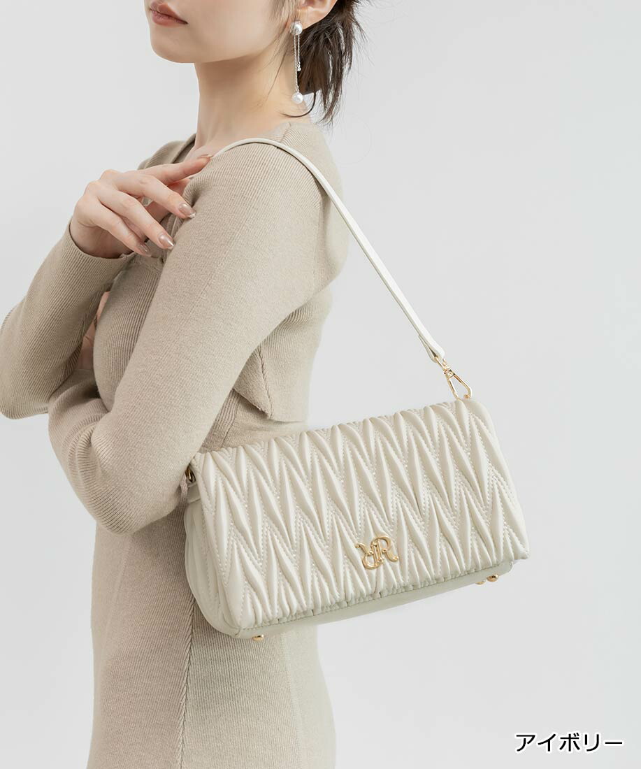 【30%OFF】RANDA/ランダ/2WAY 立体キルティングデザインショルダーバッグ/FB36275/U【25AW】▲△ 7,087円