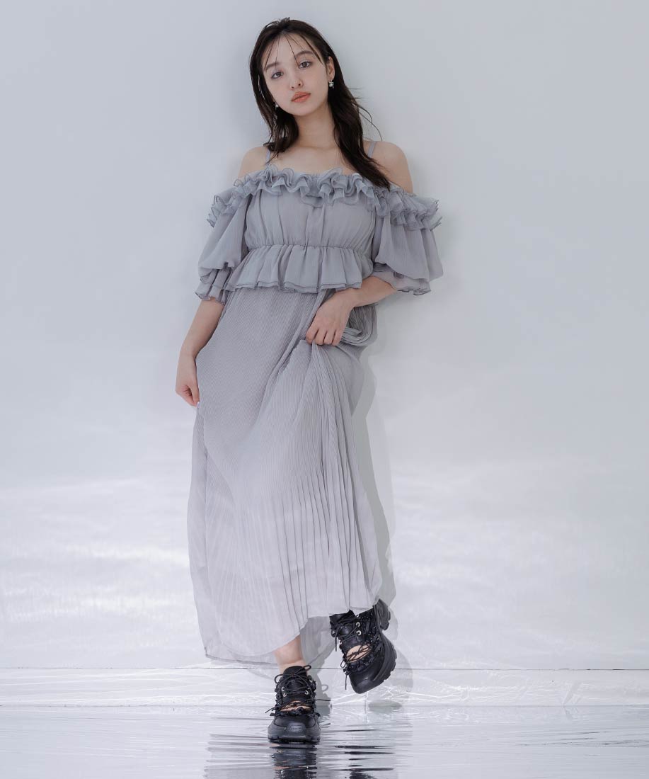 楽天市場】【30%OFF】RANDA/ランダ/フリルデザインコンビネゾン