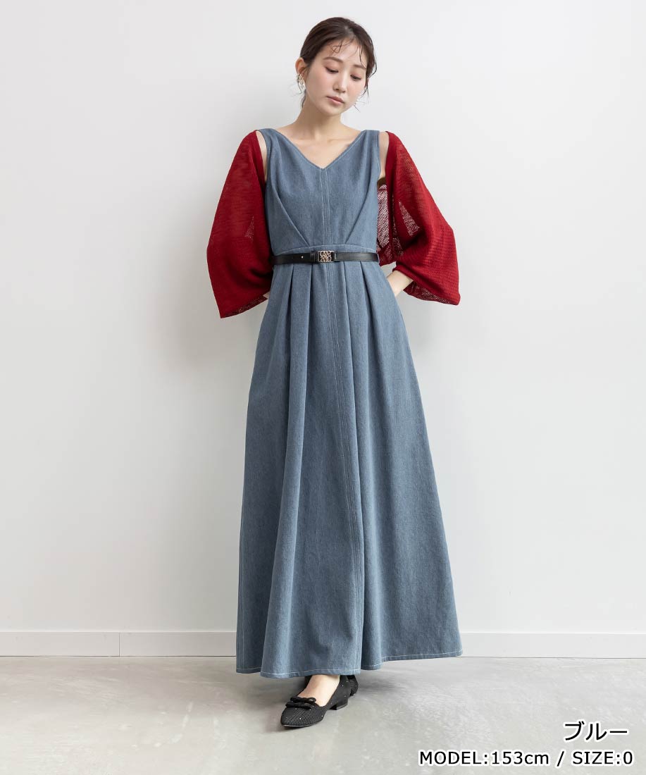 楽天市場】【中古】RANDAノースリーブワンピース BD33098L4