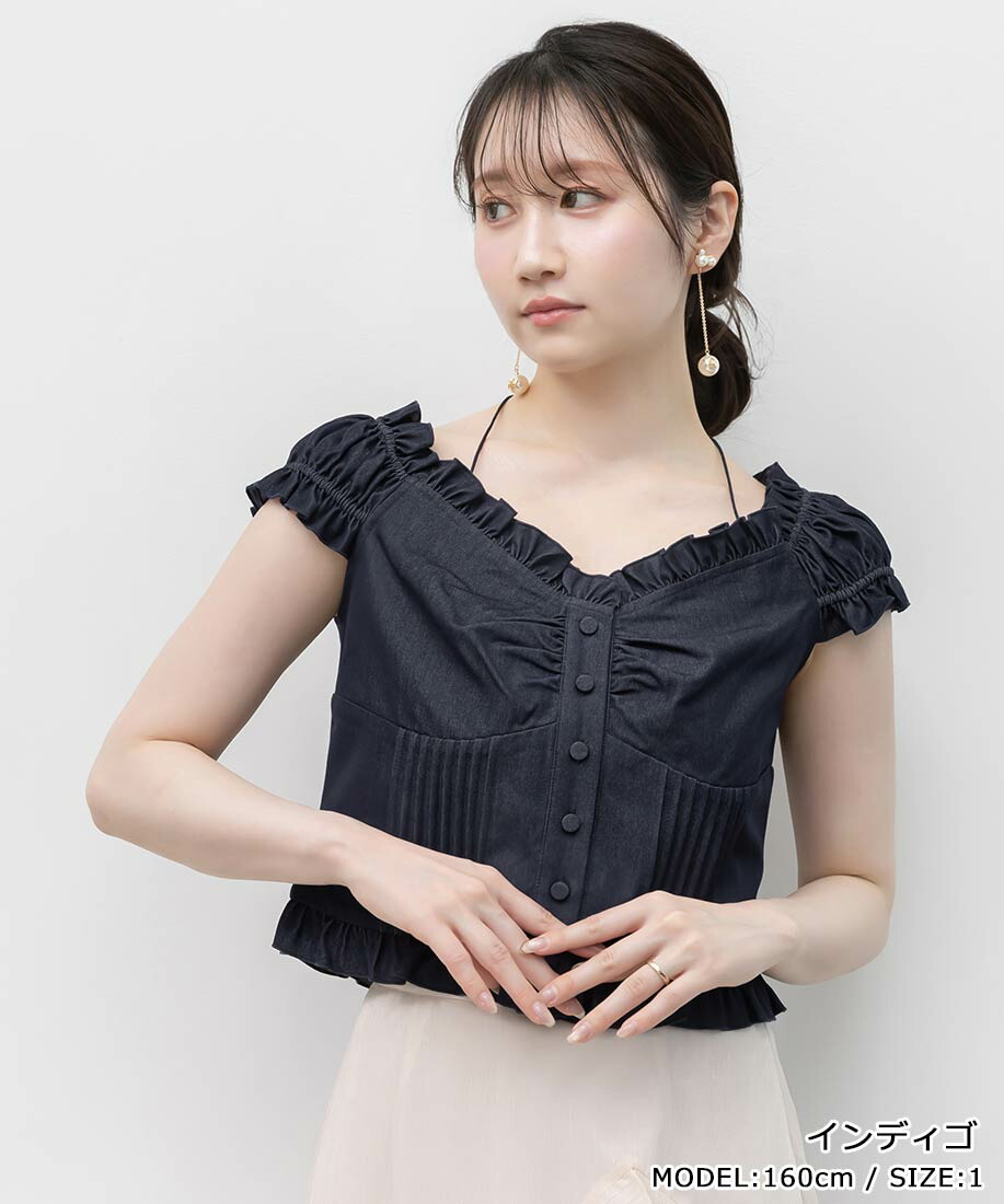 RANDA/ランダ/2WAYショルダーピンタックブラウス/BT37122/YH【2026SS新作★送料無料】 7,623円