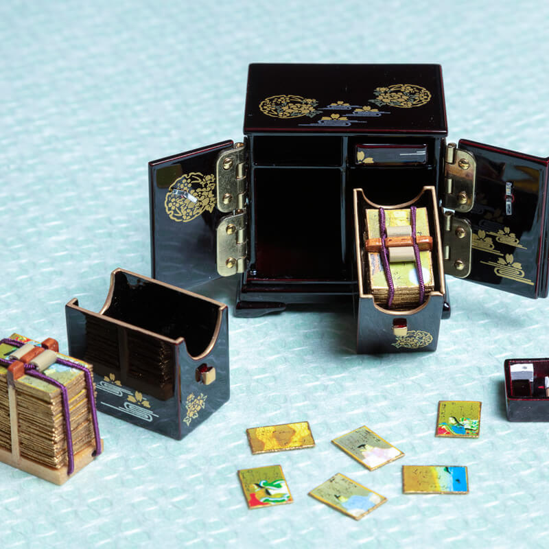 楽天市場】 小倉百人一首 板かるた 取札 黒本漆 歌留多 北海道 屯田兵