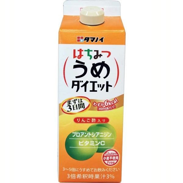 【12本入】はちみつうめダイエット濃縮タイプ 500ml お酢飲料 お酢ドリンク ビネガードリンク うめ飲料 うめドリンク 飲料 セット 濃縮タイプ 500ml 12本 タマノイ タマノイ酢 【D】
