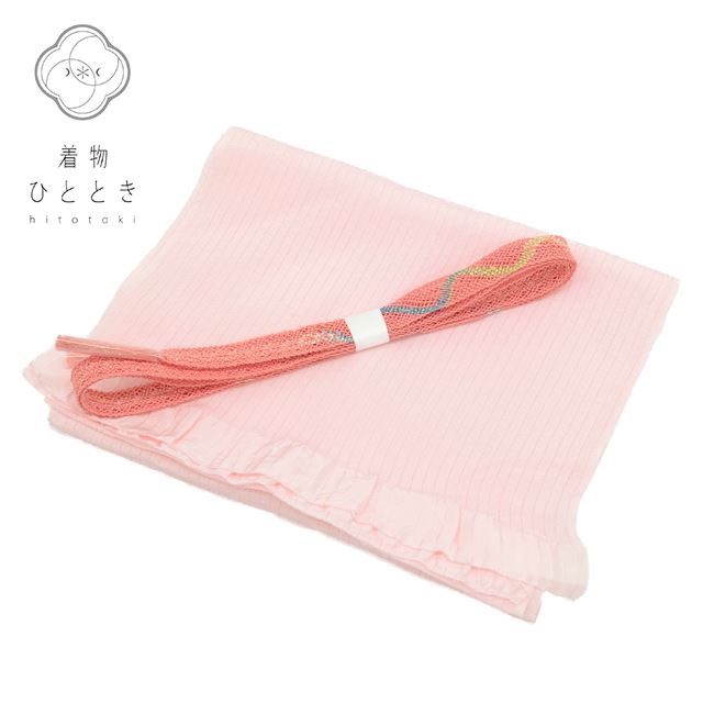 ＼最大15%OFF+P5倍／ 【中古】 帯締め 帯揚げ セット 夏物 正絹 リサイクル帯締め帯揚げ ピンク色系 絽 平組 着付け小物 和装小物 kkb3126b [ 和服 カジュアル着物 アウトレット レトロ アンティーク プチプラ お洒落 普段着 お稽古 アウトレット きもの kimono ]