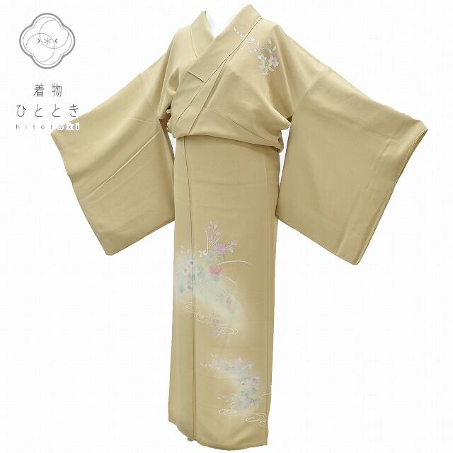 着物　袷　振袖　正絹　身丈166cm 仕付け糸付　美品　未着用品 着物 袷 振袖 正絹 身丈166cm 仕付け糸付 美品 未着用品