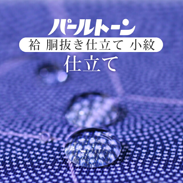 ＼全品10%OFF+P5倍／ 小紋 胴抜き仕立て パールトーン加工 お仕立て セット 小紋 撥水 防カビ 汚れも安心 ガード加工 着物の事は全てお任せ下さい 着物ショップ sin8051pt-shitate