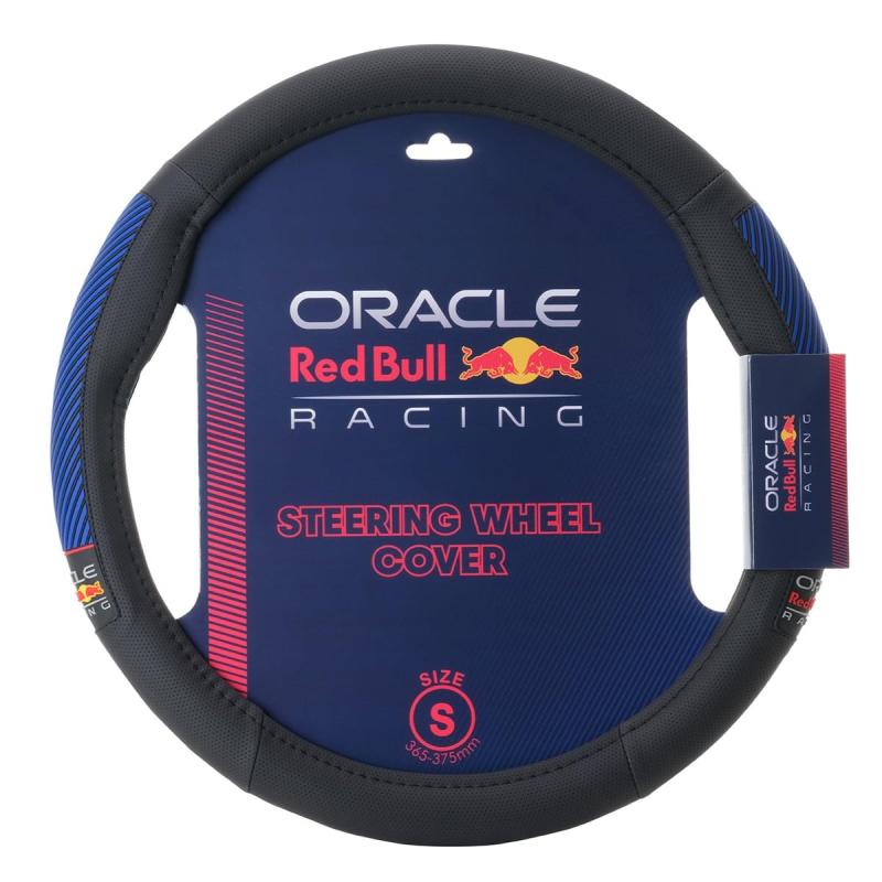 Red Bull レッドブル・レーシング ステアリングカバー ブラック×ブルー
