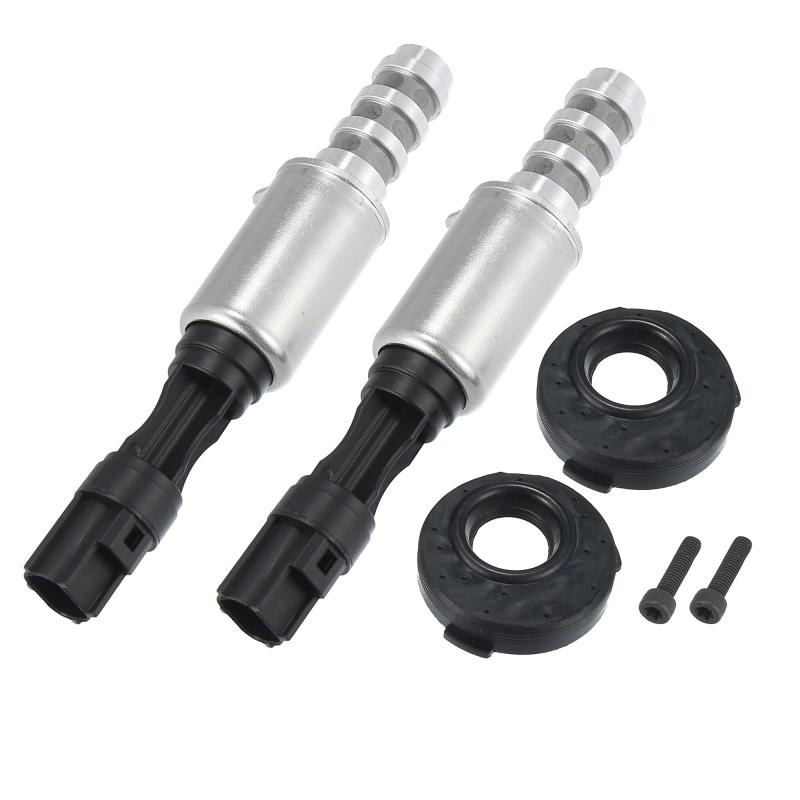 X AUTOHAUX カムシャフトエンジン可変バルブタイミングVVTソレノイド 8L3Z6M280B 8L3Z6M280A Fo rdに対応 4.6L 5.4L 6.4Lに対応 2個