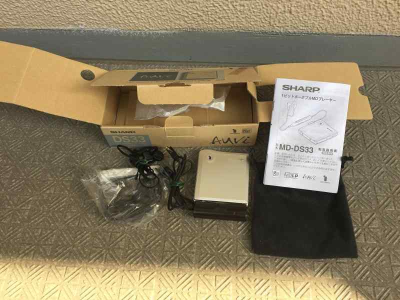 SHARP 1ビット 携帯型MD楽器演奏者 MD-DS33-A (青色系)