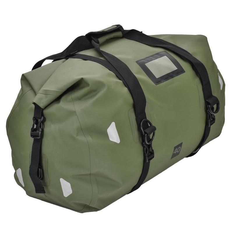 サンパーシー バイク用ツーリングバッグ 完全防水 40L 66L 底板付き エアバルブ搭載