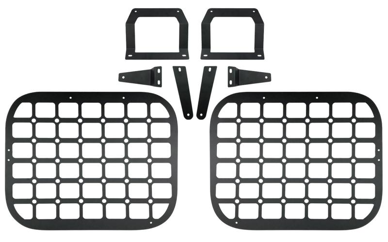 BRIGHTZ サンバーバン S700B S710B サイドストレージパネル 2PC 黒 【 INT−EX−005 】 700B 710B 700 710 サンバー バン ウィンドウ プロテクター|HITOTSUNAGI