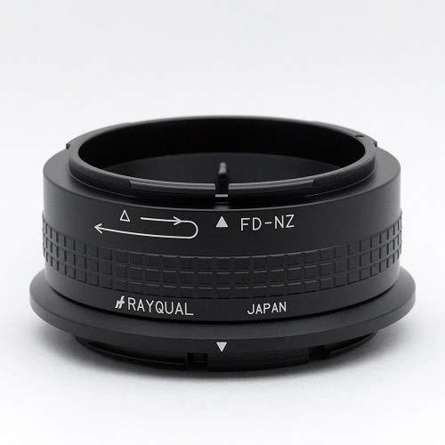 Rayqual 日本製レンズマウントアダプターニコンZマウントボディキヤノン FD水晶体/FD-NZ