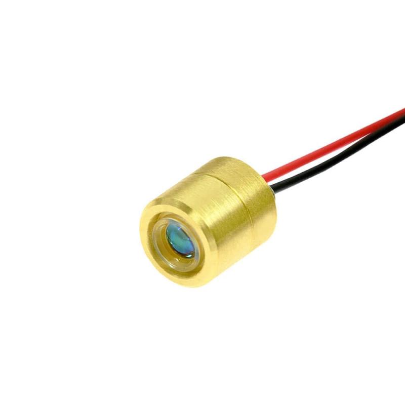 Quarton 微小光点赤色レーザーモジュール VLM-635-63-LPT-50 (光点<0.04mm, フォーカス: 5cm)(波長：635 nm, クラス2)