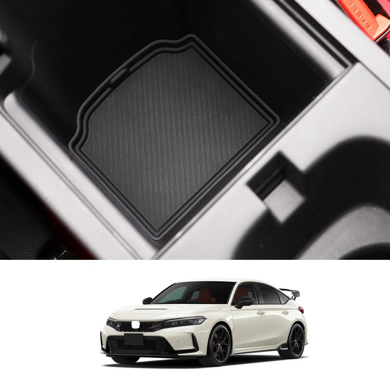 for シビック タイプR シビックタイプR FL5 センターコンソールシリコンウォーターカップカバー滑り止めと漏れ防止コースター特別なインテリア傷防止 耐摩耗性 防水 防汚 お手入れ簡単シビ