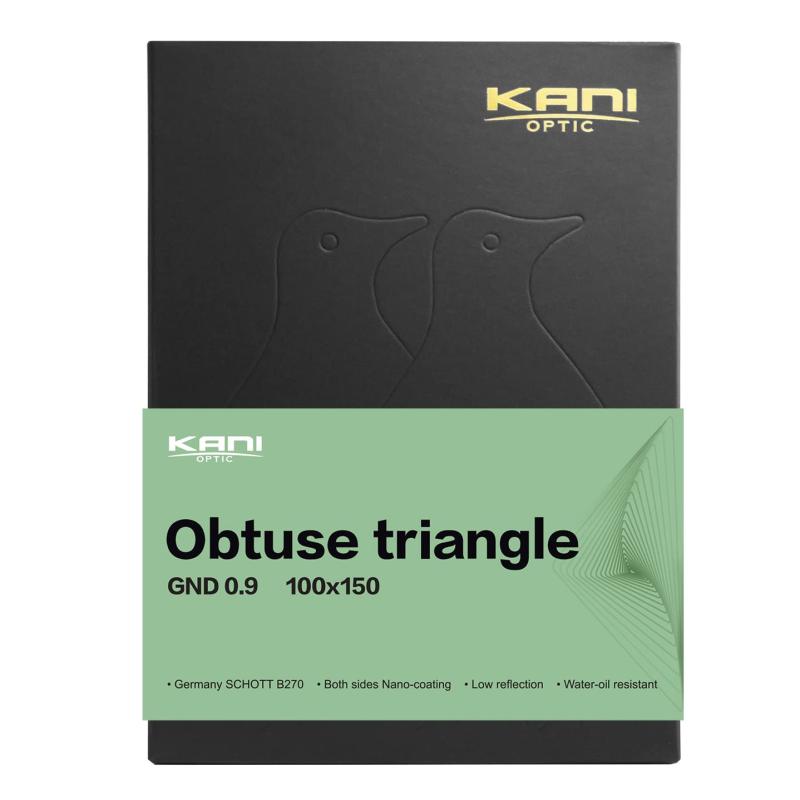 KANI GNDフィルター Obtuse triangle GND0.9 150x100mm / 鈍角三角形 ハーフND8｜HITOTSUNAGI