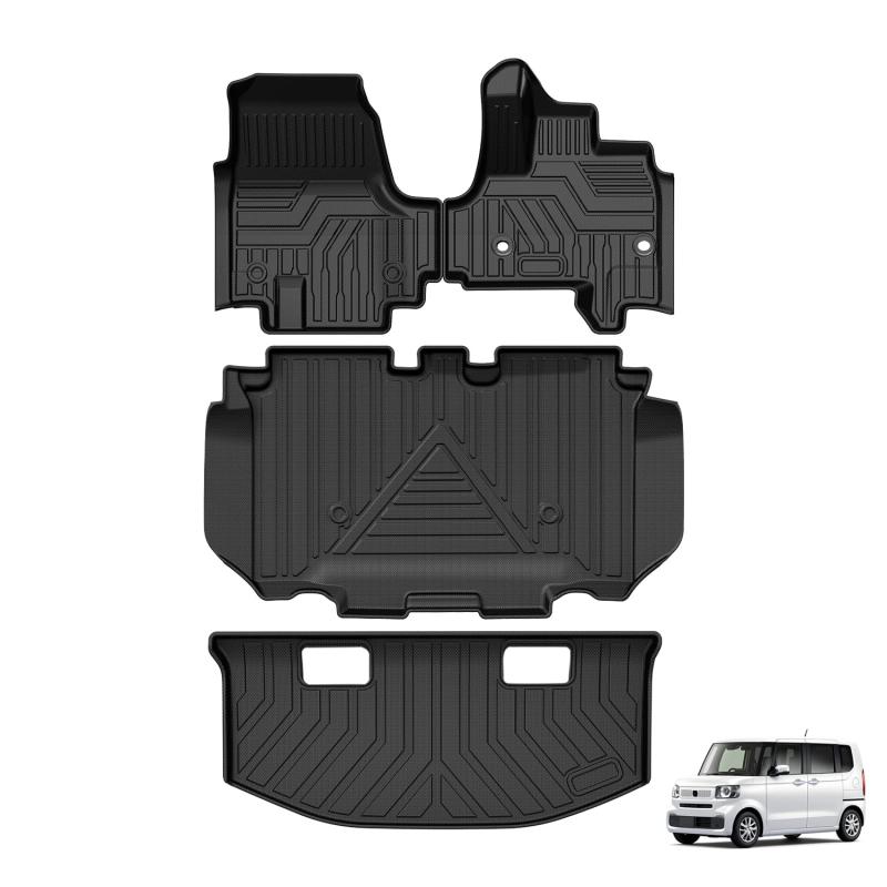 Virauto ホンダ 新型 N-BOX JF5 JF6 JOY 3D フロアマット ラゲッジマット フルセット