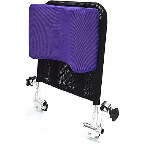 Lekoc 車いす用ヘッドレスト 裏座蒲団 U型枕 角度自然調整能力のある 低手向かい 通気性 室内用便器女性議長当て嵌める パープル-レッド