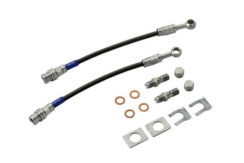 SWAGE-LINE(スウェッジライン) ブレーキホースキット ブラックコート レヴォーグ/WRX-S4 VM4/VMG/VAG SW4825AB