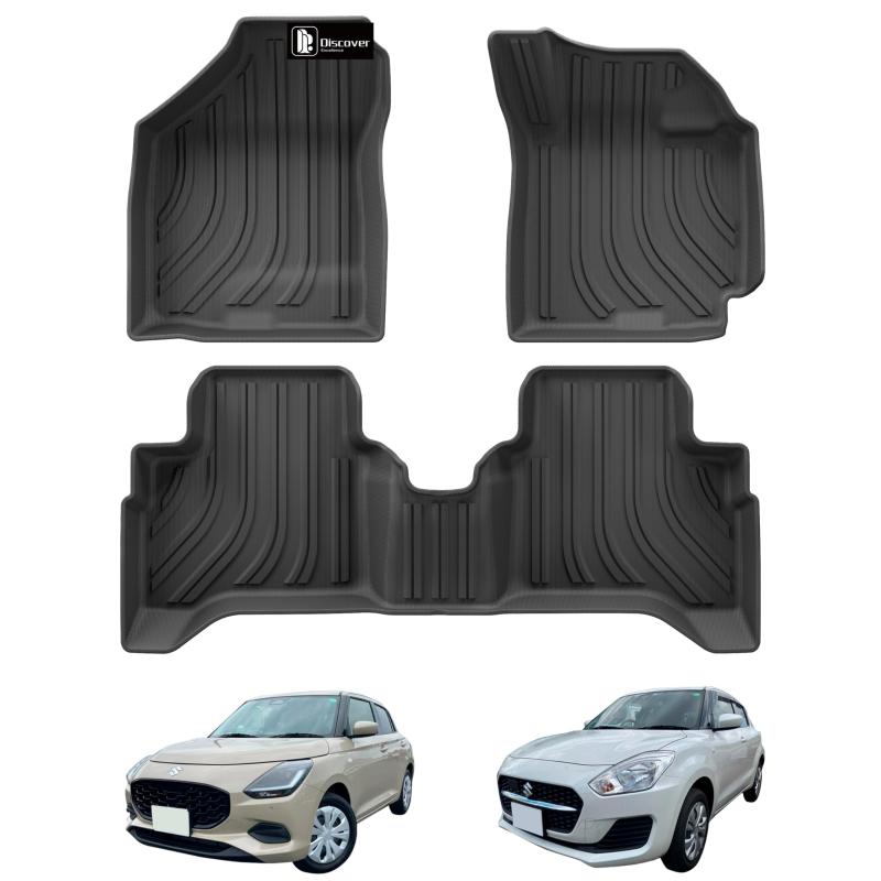 D.E.3Dトランクマット 用のスズキ スイフト ZC/ZD型 TPEラバー ラゲッジ マット 水で流せる 滑り防止 防水（用のSUZUKI SWIFT ZC/ZD型 年・囲:2016.12~2024 1列目+2列目）｜HITOTSUNAGI