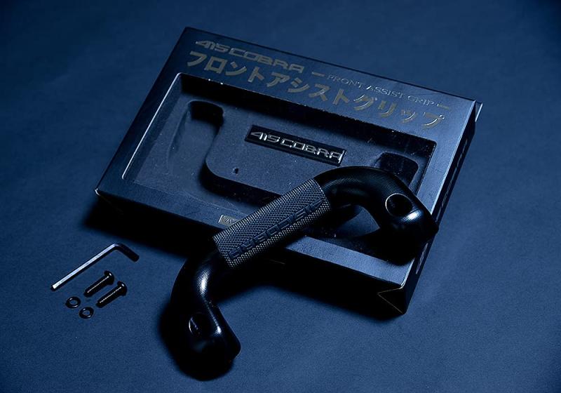 ハイエース 200系 アシストグリップ 415COBRA 匠シリーズ フロントアシストグリップ ブラック画像