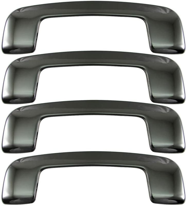 BRIGHTZ アリア FE0 ステンレスアシストグリップカバー 4PC 黒 【 INT－GRIP－021－4PC 】