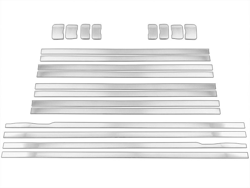 BRIGHTZ ヴェルファイア TAHA40W TAHA45W ステンレスシートレールカバー 20PC サテンシルバー 【 INT&minus;BIG&minus;031 】 TAHA40W TAHA45W｜HITOTSUNAGI