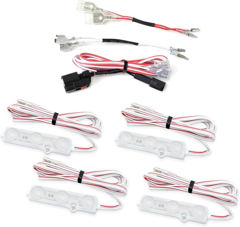 YOURS(ユアーズ). 40系 ヴェルファイア LED イルミネーション 【ブルー】 VELLFIRE 40ヴェルファイア 40VELLFIRE カスタム パーツ アクセサリー ドレスアップ トヨタ TOYOTA y507-014 [5] M
