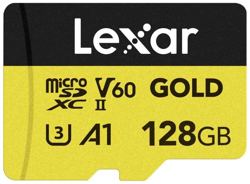 Lexar Gold microSD。