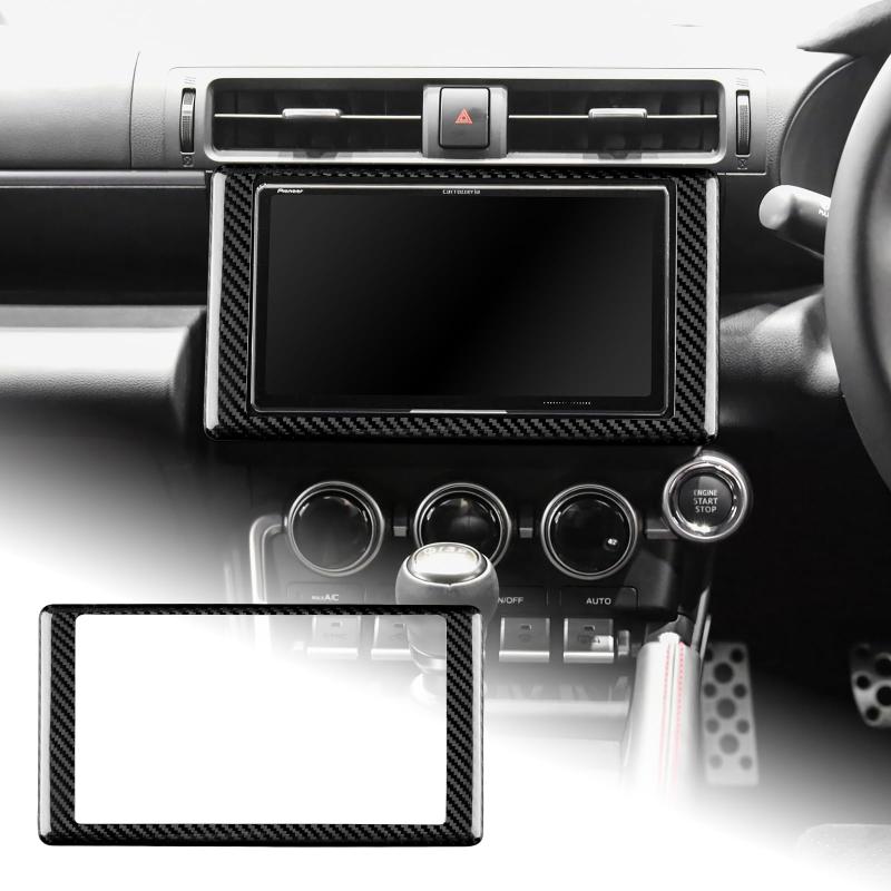 AIRSPEED トヨタ GR86 ZN8 スバル BRZ ZD8 2021-2025 専用 ハード カーボンファイバー アクセサリー 内装 インテリア パーツ センターコントロール ナビゲーションスクリーンパネルステッカー おしゃ｜HITOTSUNAGI