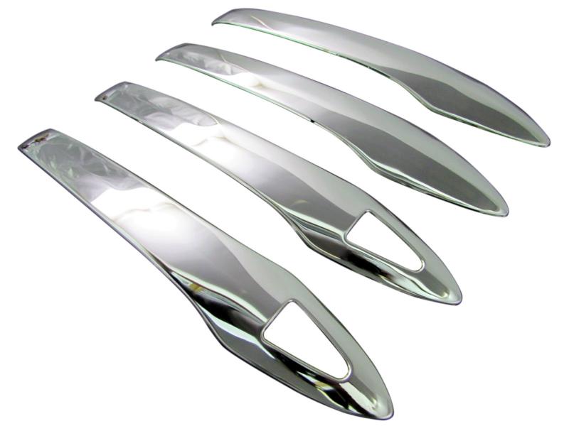 BRIGHTZ プリウスPHV ZVW52 超鏡面ステンレスメッキドアハンドルカバーノブ 4PC ハーフタイプ 【 PRIUS50－NOBU－HS－A2B2C0 】 ZVM M52 52 50 プリウス PHV
