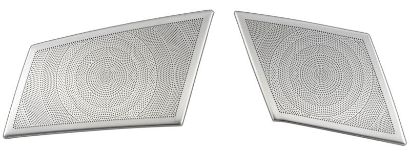 BRIGHTZ エクストレイル SNT33 T33 ステンレスダッシュボードスピーカーカバー 2PC サテンシルバー 【 SPEAKER－150 】 SNT33 ST33 NT33 SNT ST NT T 33 エクストレール