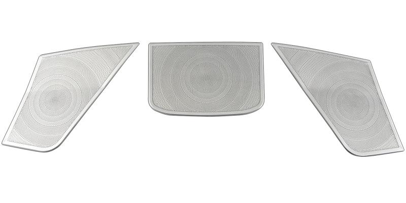 BRIGHTZ クラウン 210 211 214 ステンレスダッシュボードスピーカーパネル 3PC サテンシルバー 【 SPEAKER−145 】 ARS210 GRS210 GRS211 GRS214 ARS GRS S210 S211 S214|HITOTSUNAGI
