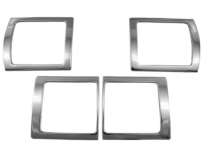 BRIGHTZ ハイゼットキャディ LA700V LA710V 超鏡面ステンレスメッキエアコンリング 4PC 【 INT－ETC－575 】 LA700 LA710 LA A700 A710 700 710